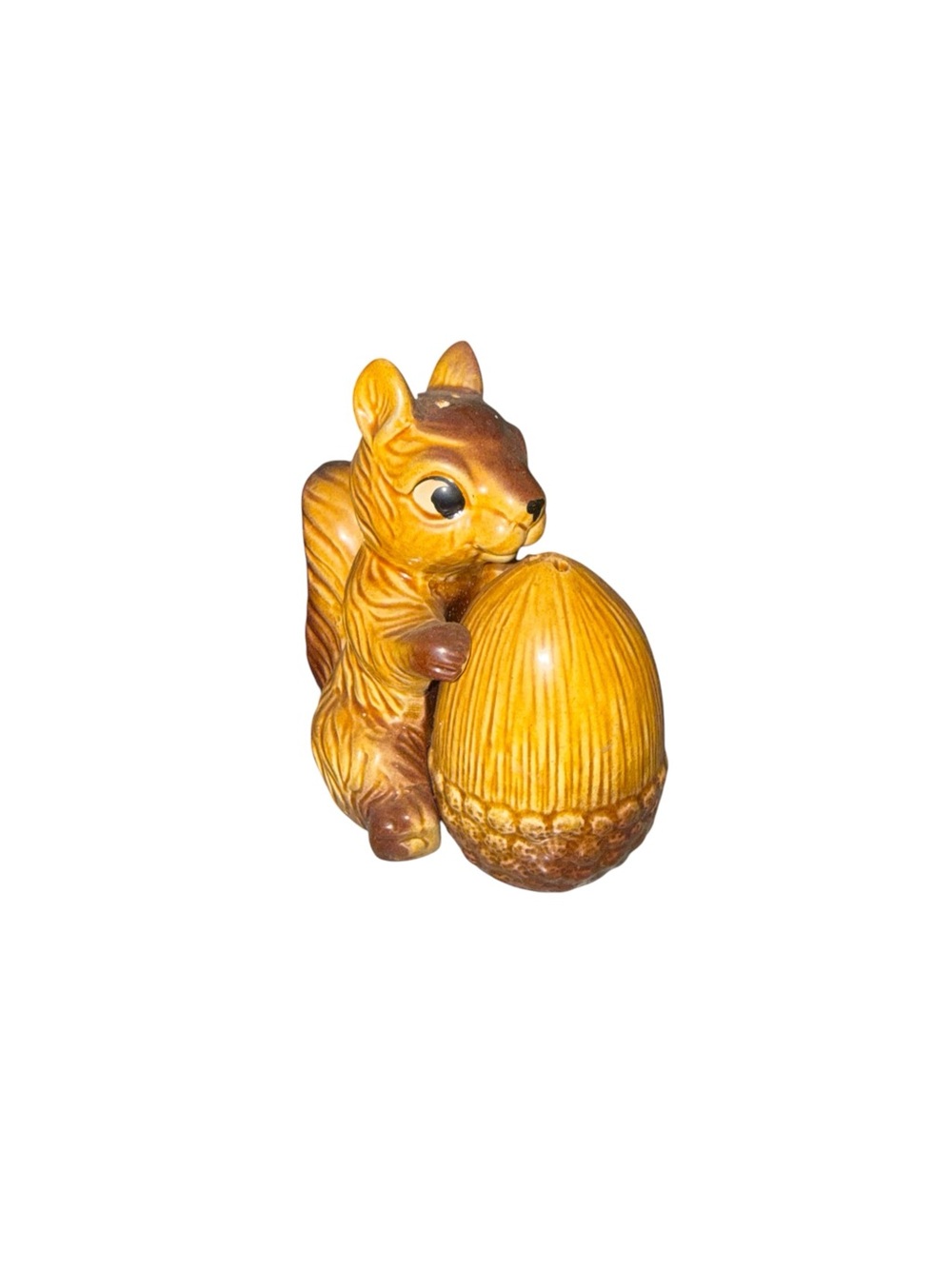 Vintage squirrel and nut salt and pepper
